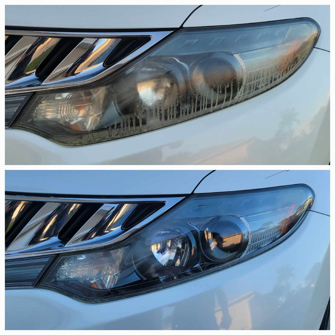Using Bug Spray on Headlights
