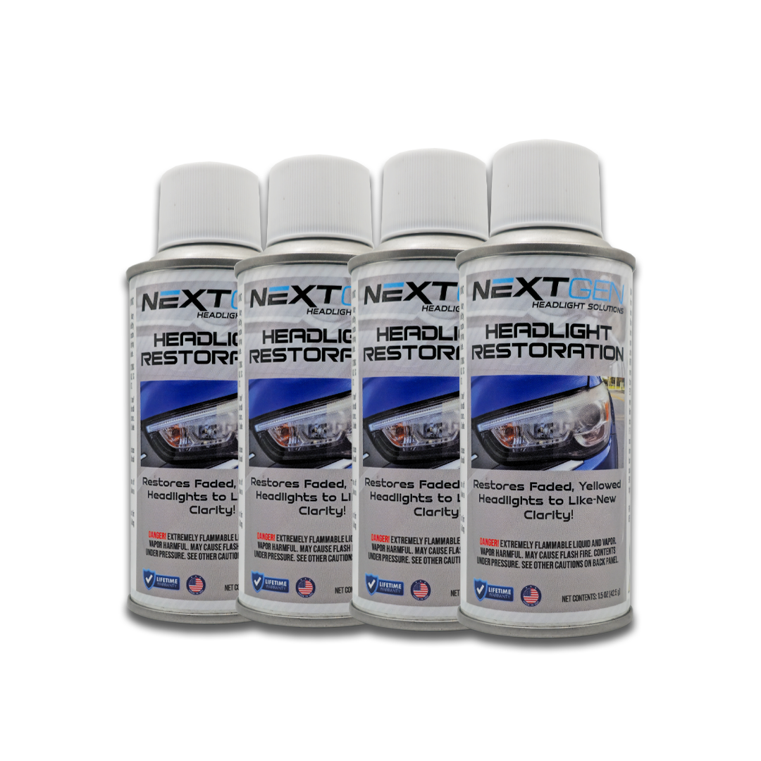NextGen Headlight Clear Coat 4ct Cans Only