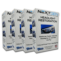 NextGen Headlight Restoration Clear Coat 4ct Complete Kits