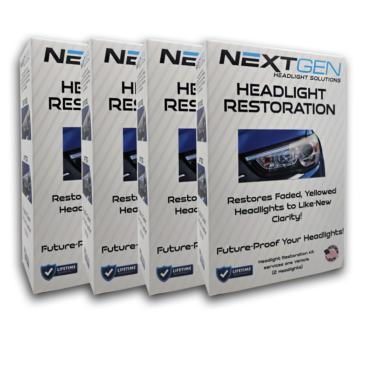 NextGen Headlight Restoration Clear Coat 8ct