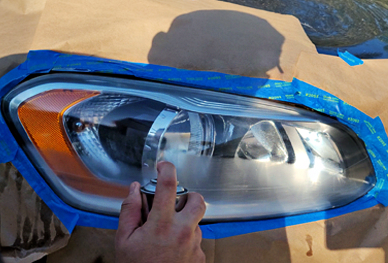 Apply clear coat